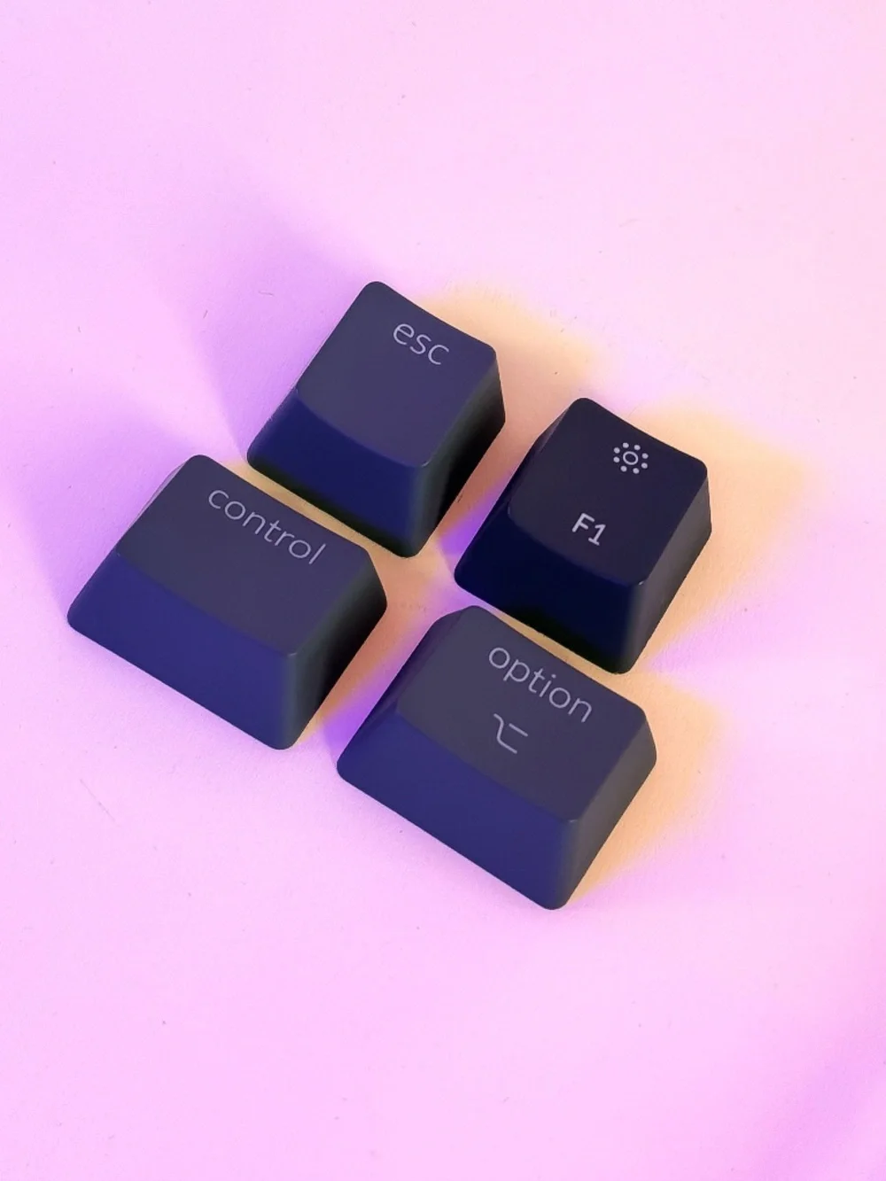 Keychron K4 Original ABS Keycap Set, macOS, ANSI, Charcoal/Dark Gray